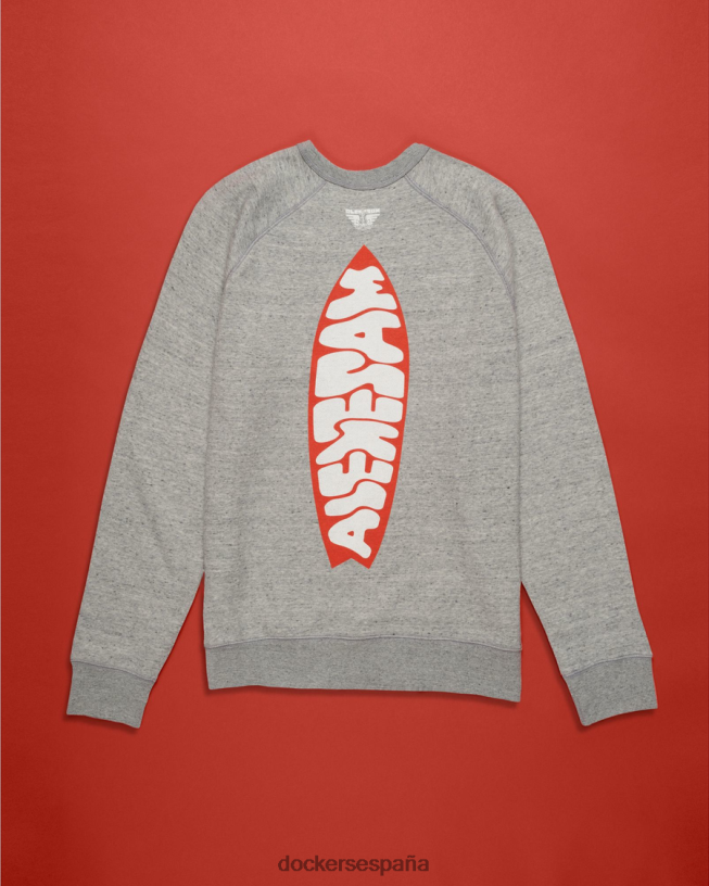 sudadera selema masekela hombres Dockers Brezo chimenea - gris ropa 8F0406304