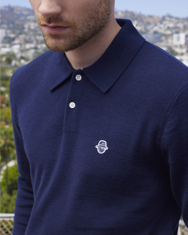 polo suéter malbon, ajuste regular hombres Dockers blazer azul marino - azul ropa 8F0406422