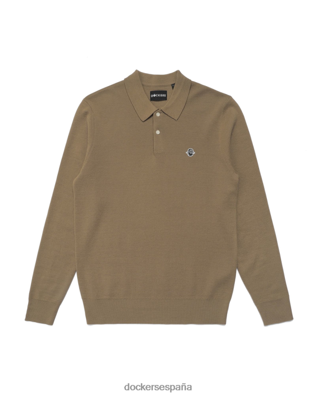 polo suéter malbon, ajuste regular hombres Dockers cosecha de oro - bronceado ropa 8F0406407