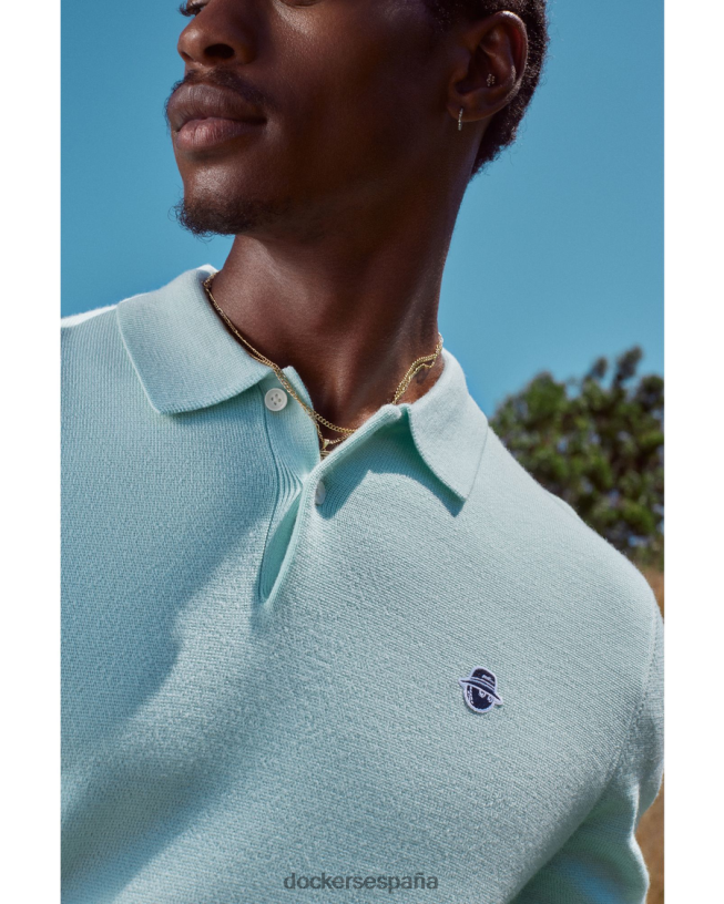polo suéter malbon, ajuste regular hombres Dockers mañana helada - blanco ropa 8F0406406