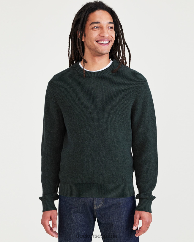 suéter, ajuste regular hombres Dockers Blazer azul marino Highland Twist - verde ropa 8F0406159