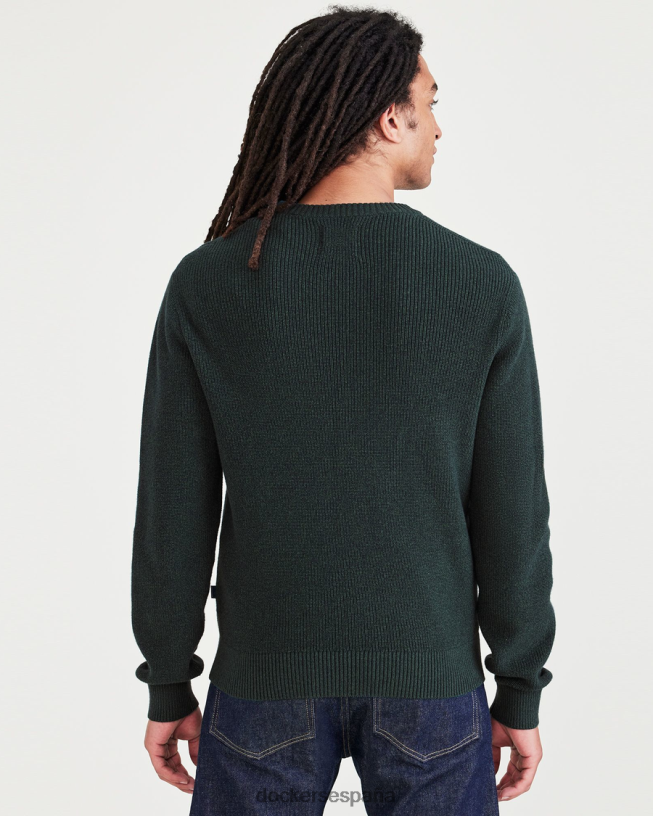 suéter, ajuste regular hombres Dockers Blazer azul marino Highland Twist - verde ropa 8F0406159