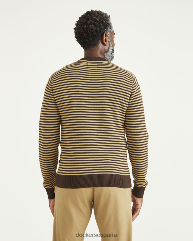 suéter, ajuste regular hombres Dockers cosecha oro - marrón ropa 8F0406604