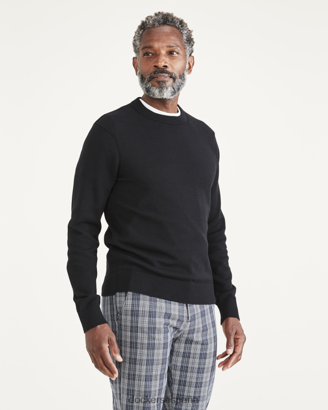 suéter, ajuste regular hombres Dockers hermoso negro ropa 8F0406158