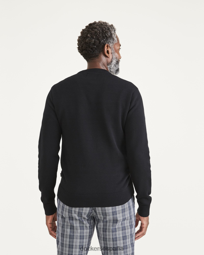 suéter, ajuste regular hombres Dockers hermoso negro ropa 8F0406158