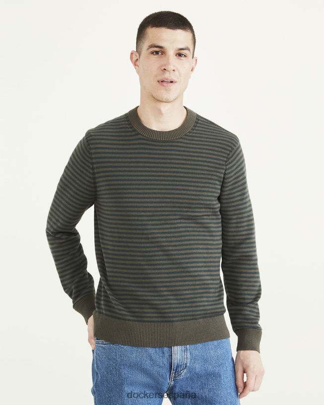 suéter, ajuste regular hombres Dockers quimera - verde ropa 8F0406605