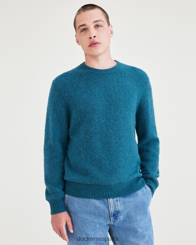 suéter hecho a mano, corte regular hombres Dockers abeto douglas - verde ropa 8F0406518