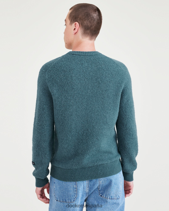 suéter hecho a mano, corte regular hombres Dockers abeto douglas - verde ropa 8F0406518