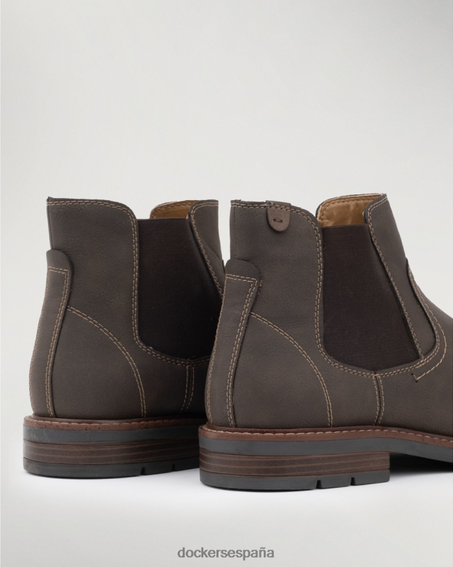 botas chelsea rescate hombres Dockers marron oscuro zapatos 8F04061055