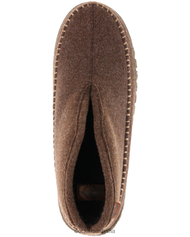 botas de lana hombres Dockers marrón zapatos 8F04061047