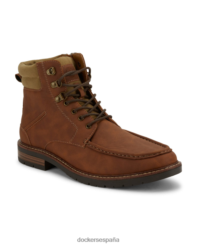 botas sutton con puntera tipo mocasín hombres Dockers marrón maní zapatos 8F04061048