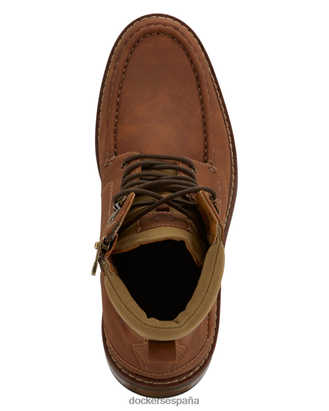 botas sutton con puntera tipo mocasín hombres Dockers marrón maní zapatos 8F04061048