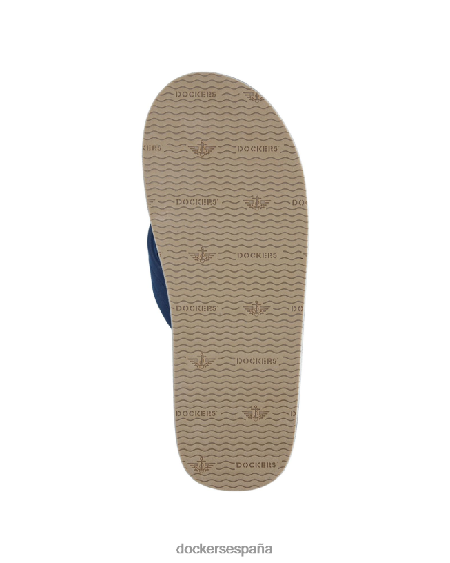 chanclas estampadas a rayas hombres Dockers Azul marino zapatos 8F04061076