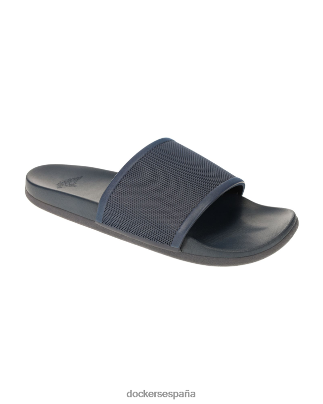 tobogán de confort deportivo hombres Dockers Azul marino zapatos 8F04061073