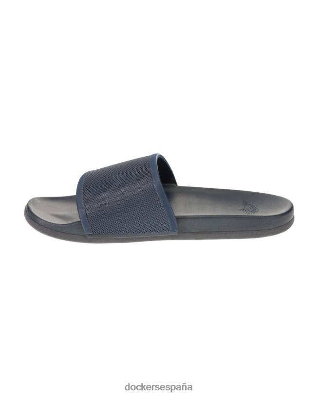 tobogán de confort deportivo hombres Dockers Azul marino zapatos 8F04061073