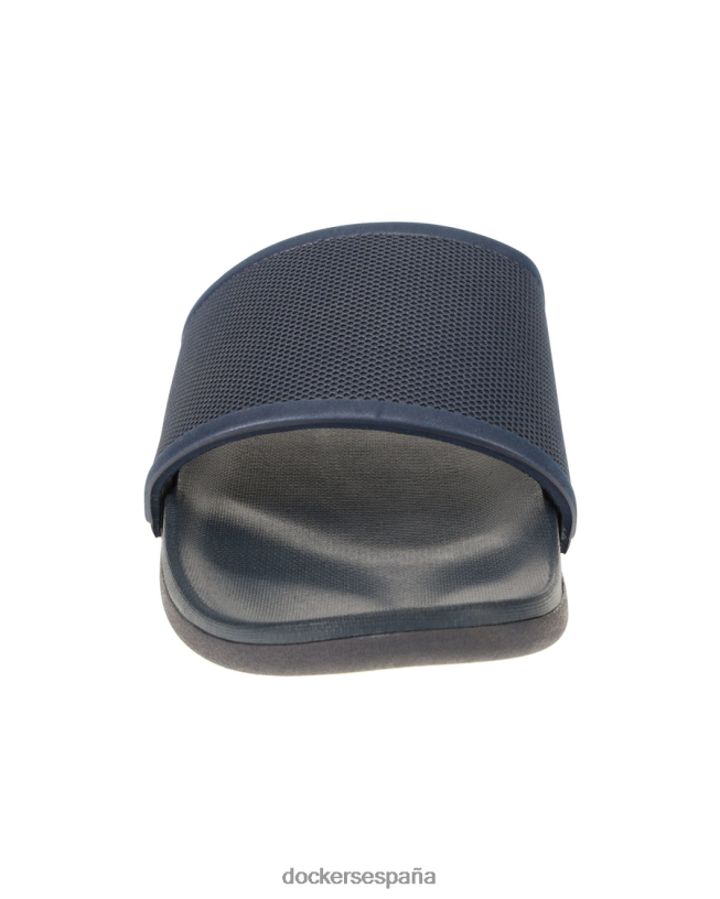 tobogán de confort deportivo hombres Dockers Azul marino zapatos 8F04061073