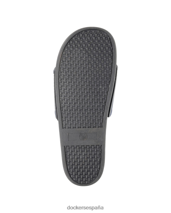 tobogán de confort deportivo hombres Dockers Azul marino zapatos 8F04061073