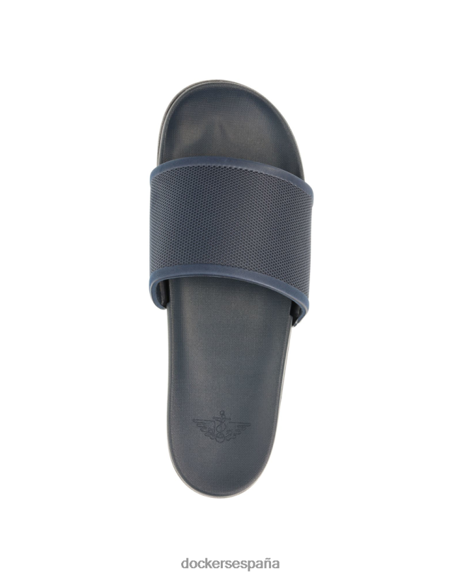 tobogán de confort deportivo hombres Dockers Azul marino zapatos 8F04061073
