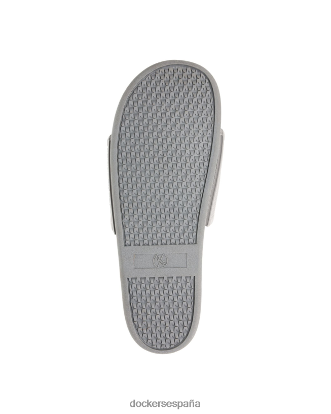 tobogán de confort deportivo hombres Dockers gris zapatos 8F04061072