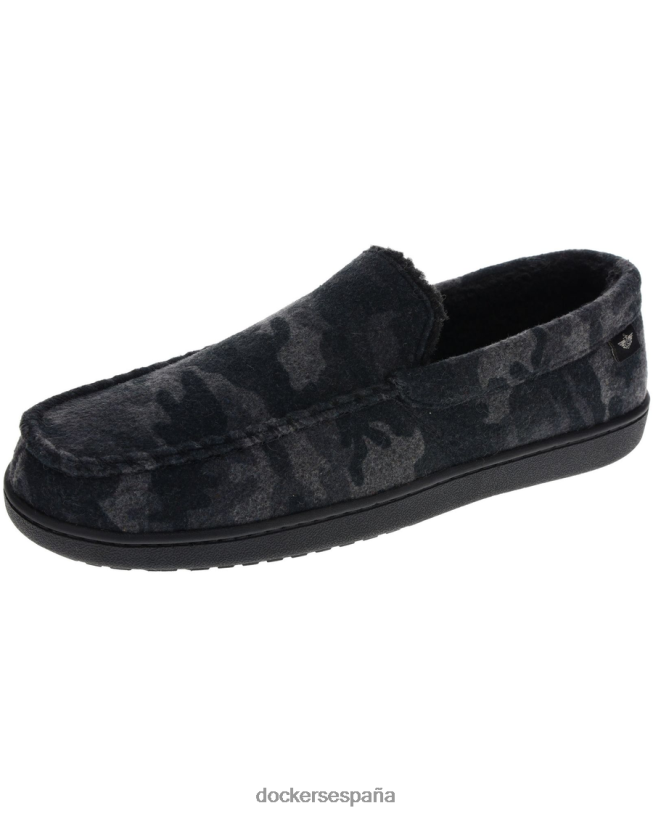 mocasín veneciano de ultralana con forro a cuadros hombres Dockers camuflaje - gris zapatos 8F04061059