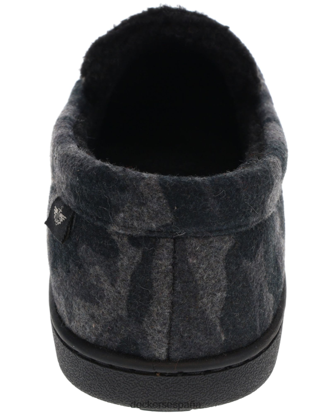 mocasín veneciano de ultralana con forro a cuadros hombres Dockers camuflaje - gris zapatos 8F04061059