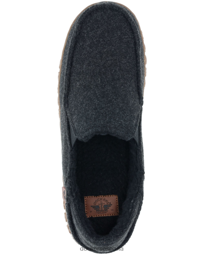 zueco resistente hombres Dockers gris carbón zapatos 8F04061044