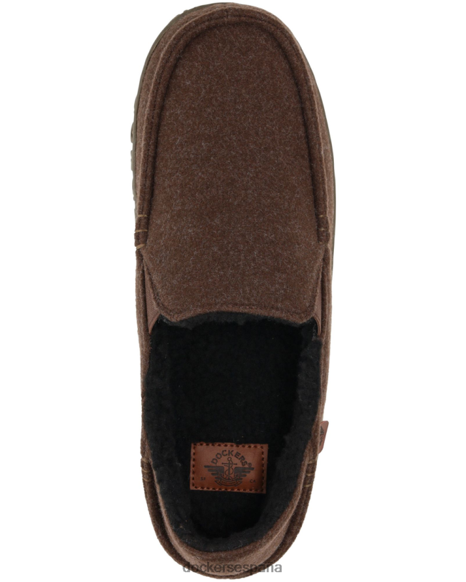 zueco resistente hombres Dockers marrón zapatos 8F04061045