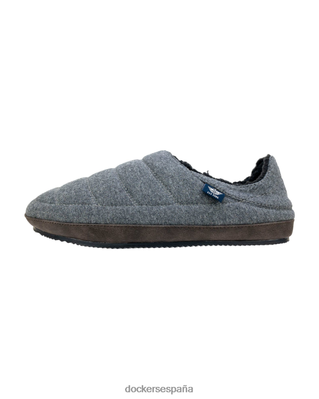 Oasis sin cordones con tacón crashback hombres Dockers gris oscuro zapatos 8F04061080