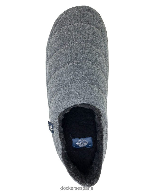 Oasis sin cordones con tacón crashback hombres Dockers gris oscuro zapatos 8F04061080