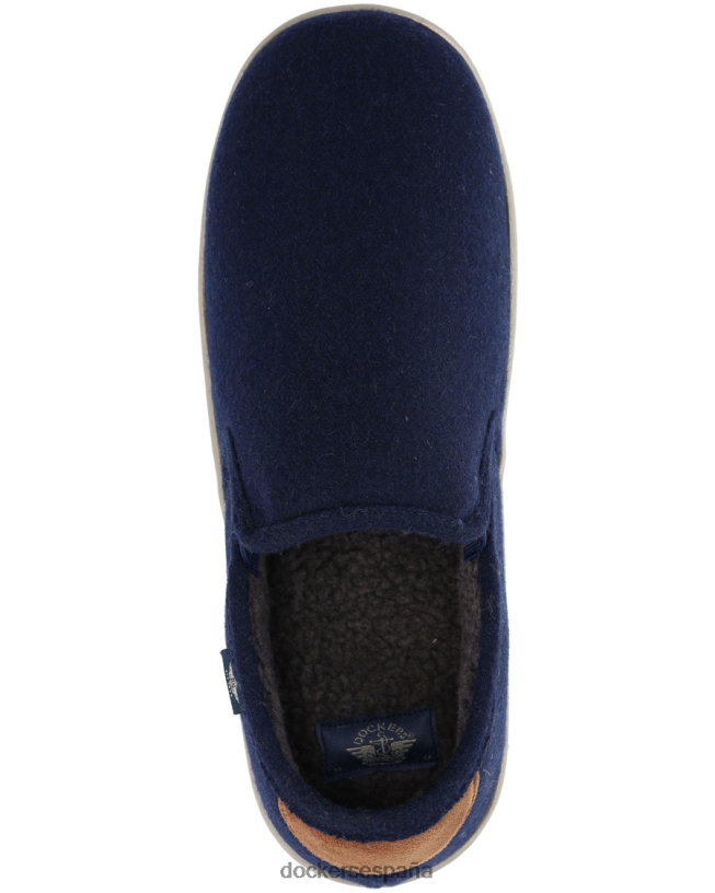 pantuflas de lana hombres Dockers Azul marino zapatos 8F04061087