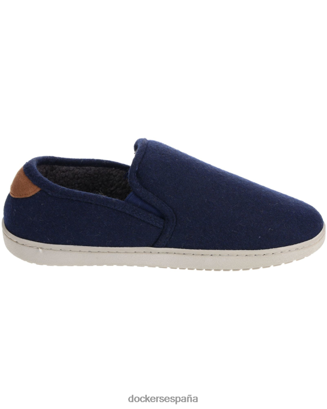 pantuflas de lana hombres Dockers Azul marino zapatos 8F04061087