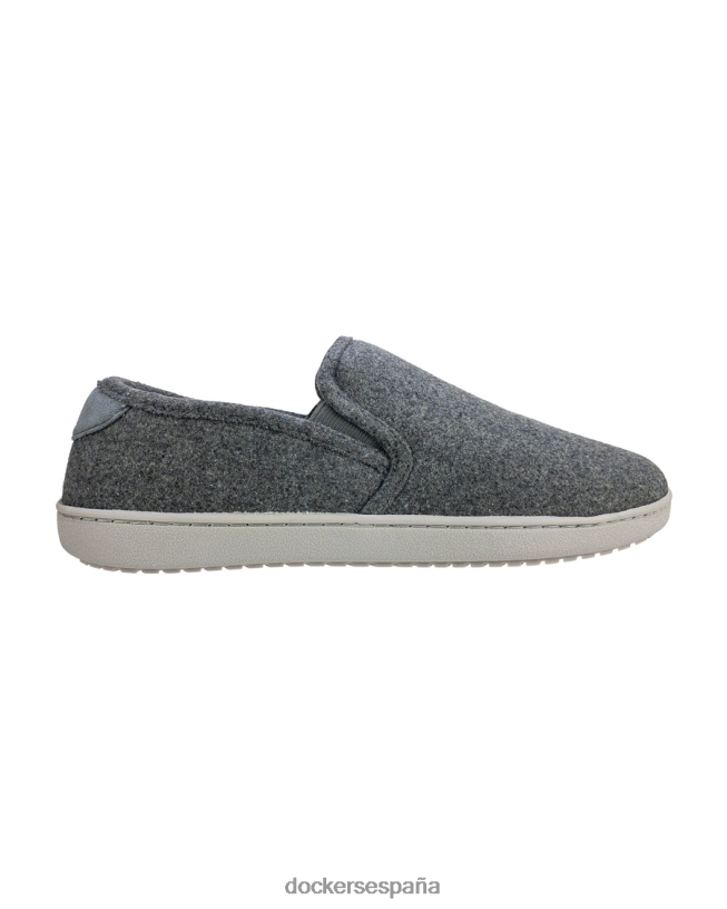pantuflas de lana hombres Dockers gris zapatos 8F04061089