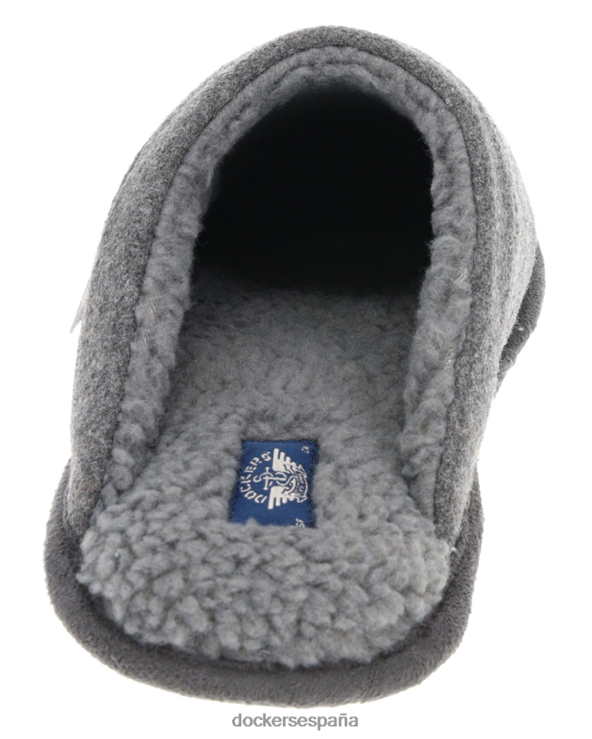 pantuflas de lana hombres Dockers gris zapatos 8F04061093
