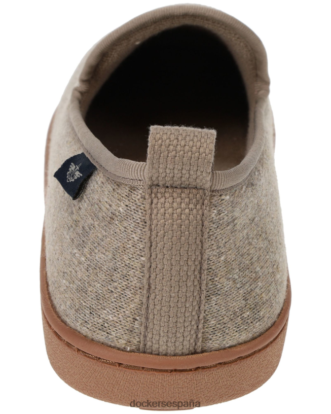 pantuflas de punto hombres Dockers gris topo - bronceado zapatos 8F04061019