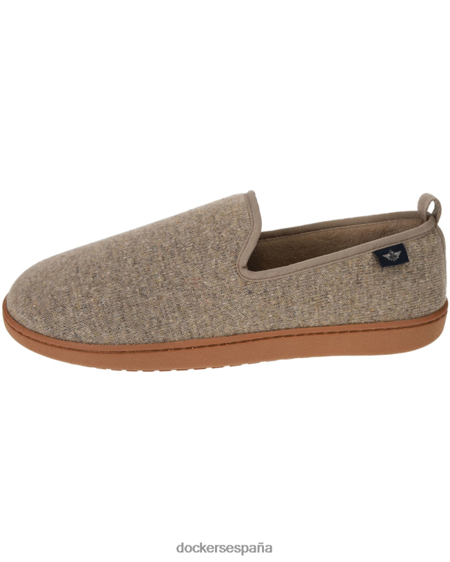 pantuflas de punto hombres Dockers gris topo - bronceado zapatos 8F04061019