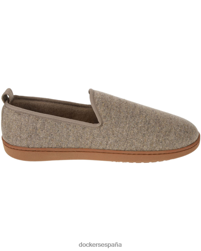 pantuflas de punto hombres Dockers gris topo - bronceado zapatos 8F04061019