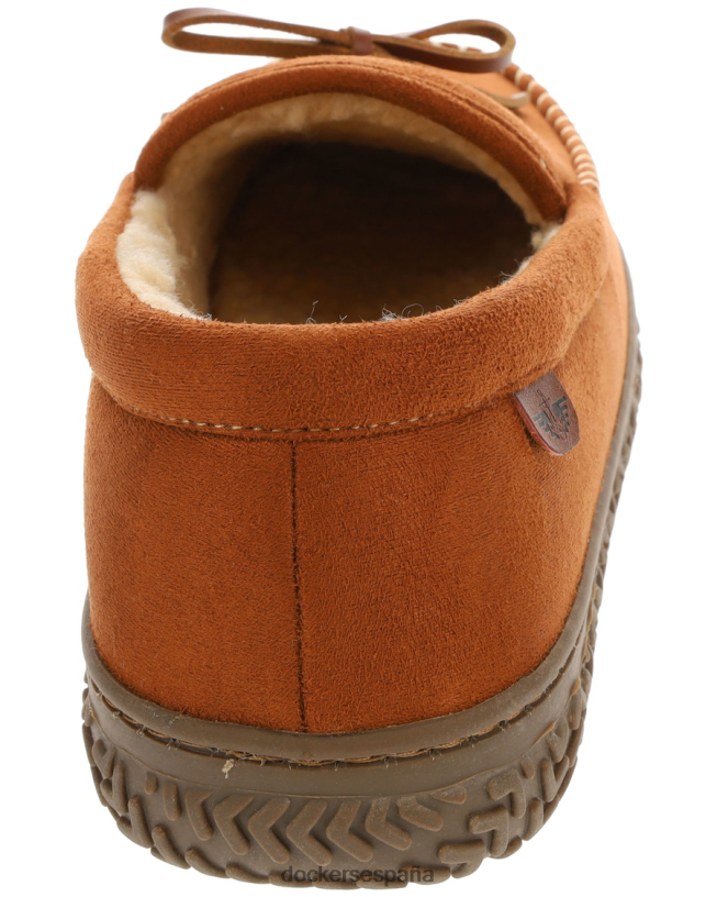 pantuflas estilo mocasín tipo canotier de microgamuza resistente hombres Dockers Castaño zapatos 8F04061064