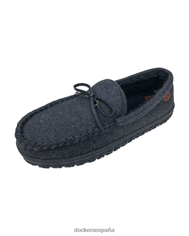 pantuflas estilo mocasín tipo canotier de microgamuza resistente hombres Dockers gris zapatos 8F04061066