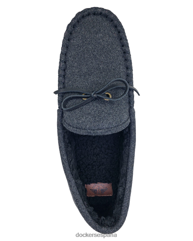 pantuflas estilo mocasín tipo canotier de microgamuza resistente hombres Dockers gris zapatos 8F04061066