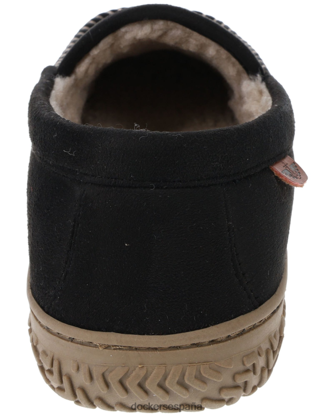 pantuflas tipo mocasín de microgamuza resistente hombres Dockers negro zapatos 8F04061070