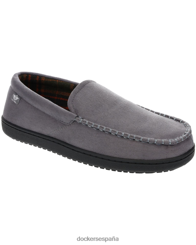 pantuflas tipo mocasín veneciano de ultra lana hombres Dockers gris zapatos 8F04061092
