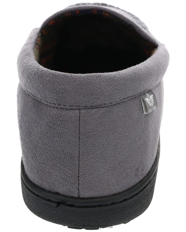 pantuflas tipo mocasín veneciano de ultra lana hombres Dockers gris zapatos 8F04061092