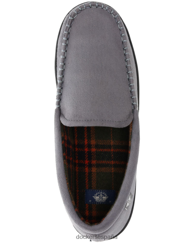 pantuflas tipo mocasín veneciano de ultra lana hombres Dockers gris zapatos 8F04061092