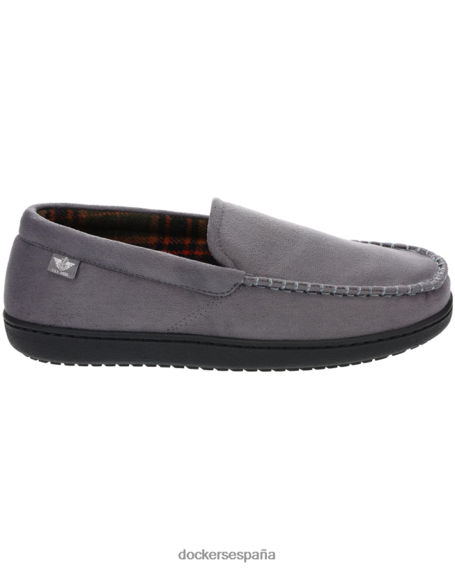 pantuflas tipo mocasín veneciano de ultra lana hombres Dockers gris zapatos 8F04061092