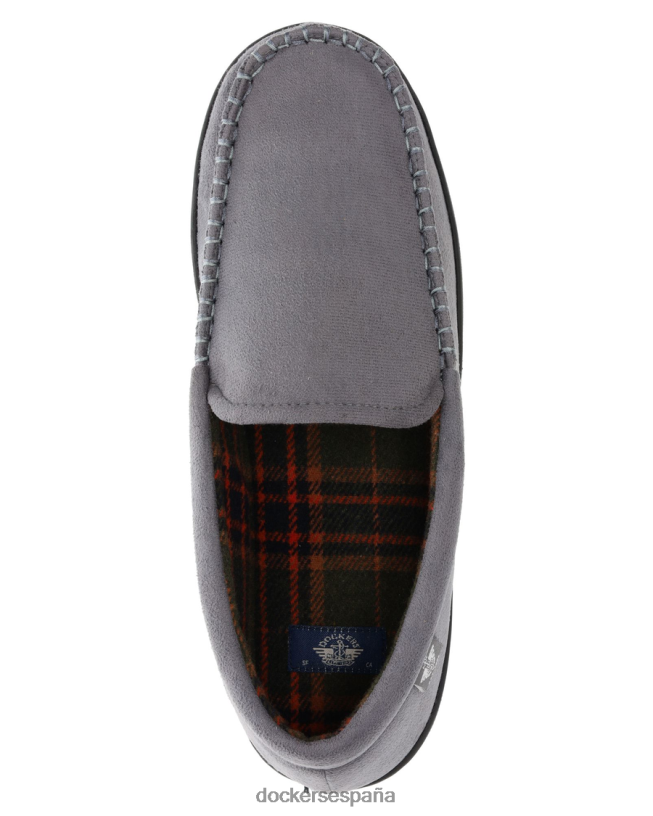 pantuflas tipo mocasín veneciano de ultra lana hombres Dockers gris zapatos 8F04061092