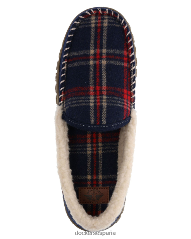 pantuflas tipo mocasín veneciano hombres Dockers Azul marino zapatos 8F04061090
