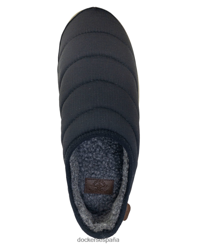 pantuflas tipo zueco acolchadas ultralite hombres Dockers negro zapatos 8F04061082
