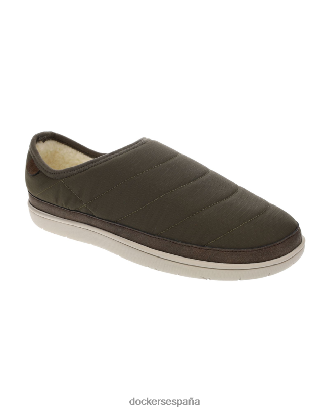pantuflas tipo zueco acolchadas ultralite hombres Dockers verde oliva zapatos 8F04061084