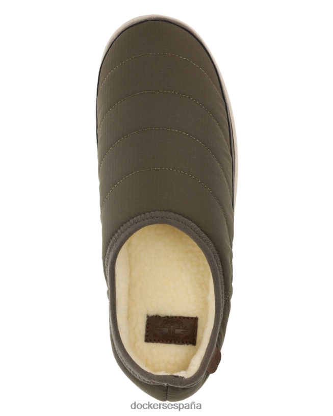pantuflas tipo zueco acolchadas ultralite hombres Dockers verde oliva zapatos 8F04061084