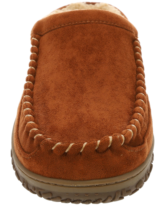 pantuflas tipo zueco de microgamuza hombres Dockers Castaño zapatos 8F04061068